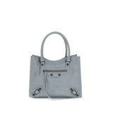 Balenciaga Le City Tote Bag Mini in Blue Grey