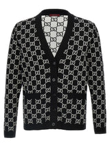 Gucci Bicolor Wool Cardigan
