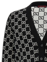 Gucci Bicolor Wool Cardigan