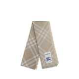 Burberry Beige Wool Oves Aries Scarf