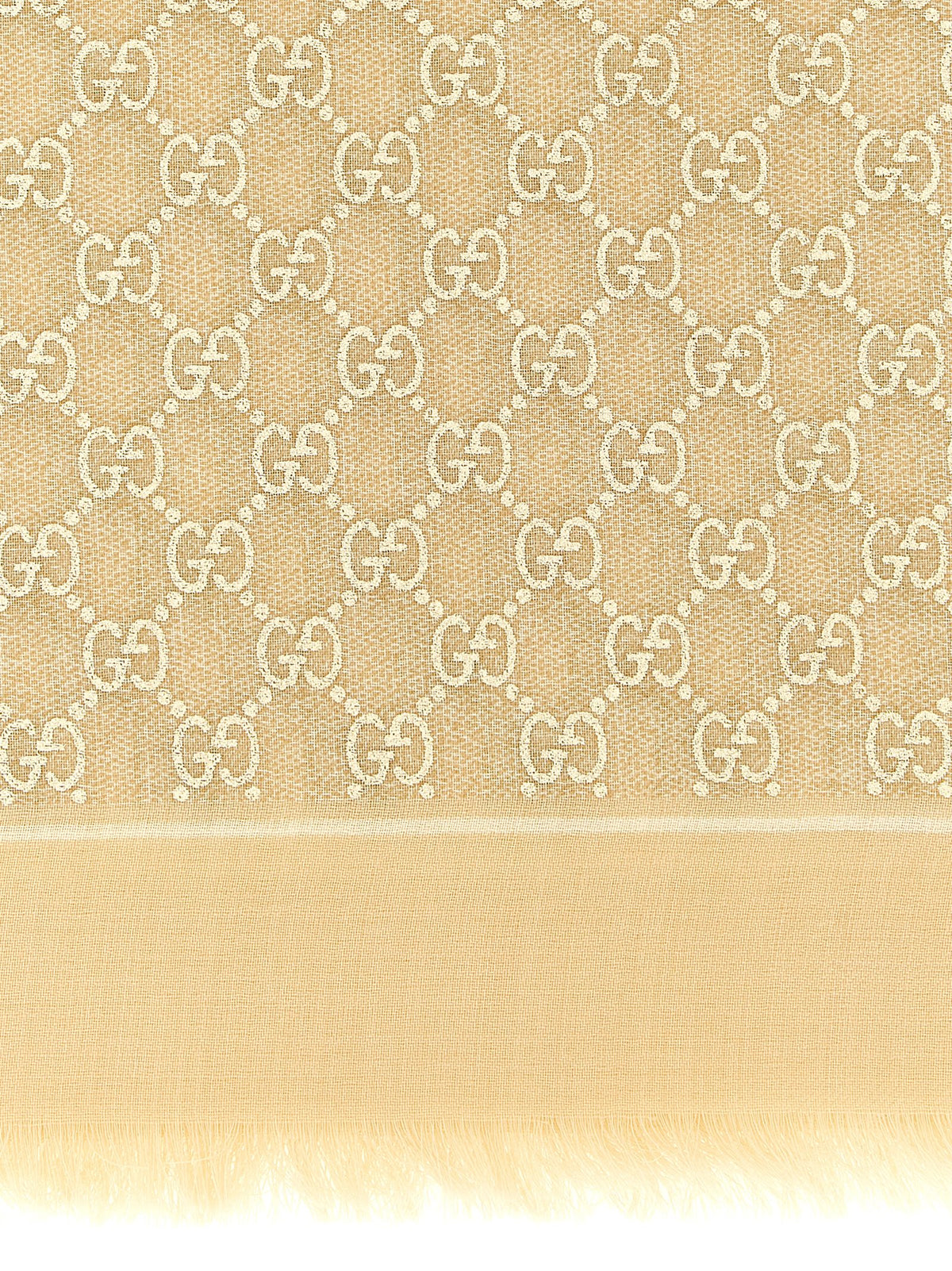 Gucci Beige Wool Scarf