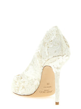 Jimmy Choo Beige Tencel High Heel Pumps