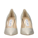 Jimmy Choo Gold Plastic High Heel Pumps