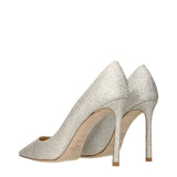 Jimmy Choo Gold Plastic High Heel Pumps
