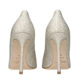 Jimmy Choo Gold Plastic High Heel Pumps