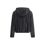 Prada Black Recycled Polyamide Shell Jacket