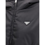 Prada Black Recycled Polyamide Shell Jacket