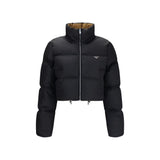 Prada Black Goose Down Full-Length Jacket