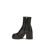 Prada Black Stretch Nappa Leather Booties