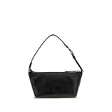 Fendi Black Calf Leather Bos Taurus Clutch Bag
