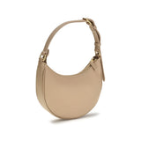 Valentino Garavani Mini Hobo VLogo Beige Shoulder Bag