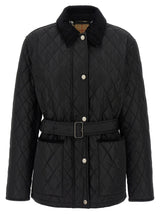 Burberry Black Polyamide Full-Length Jacket
