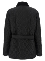 Burberry Black Polyamide Full-Length Jacket