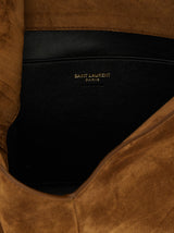 Saint Laurent Cassandre Large Envelope Pouch In Suede
