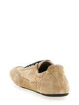 Prada Collapse RE-nylon and Suede Elasticized Sneakers