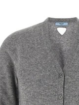 Prada Gray Cashmere Cardigan