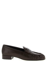 Prada Brown Leather Loafers