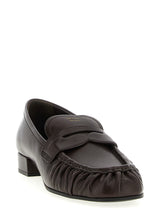 Prada Brown Leather Loafers