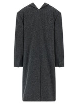 Prada Gray Virgin Wool Coat