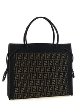 Fendi Brown Cotton Tote Bag