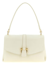 Ferragamo Top Handle White Shoulder Bag