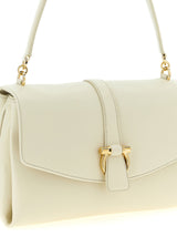 Ferragamo Top Handle White Shoulder Bag