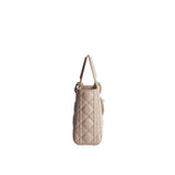 Dior Beige Lamb Leather Handbag