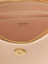 Ferragamo Double Gancini Mini Shoulder Bag Ballet Pink