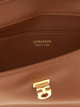 Ferragamo Harley Mini shoulder Bag Natural Brown