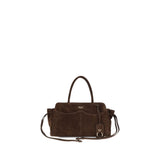 Prada Brown Calf Leather Bos Taurus Shoulder Bag