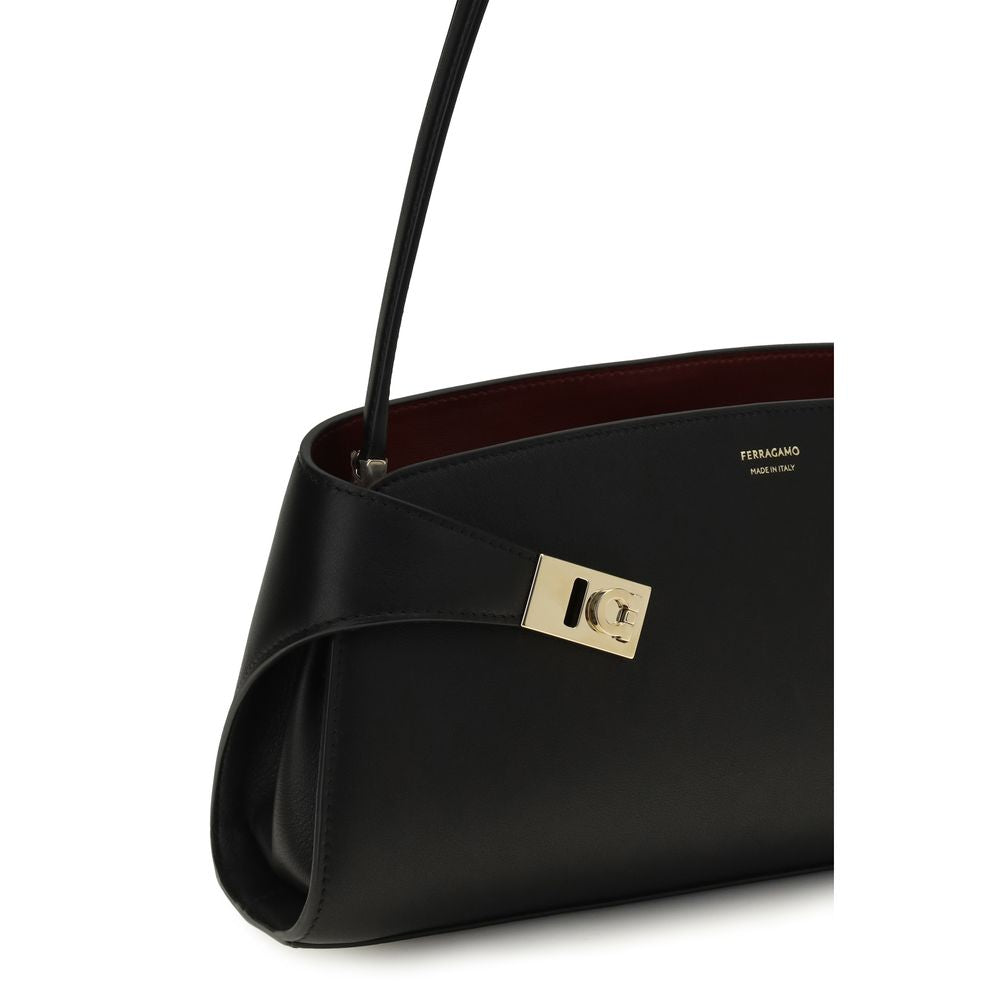 FerragamoHug East-West shoulder bag Black