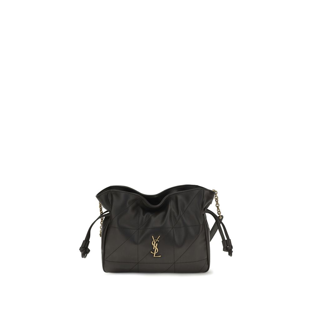 Saint Laurent Jamie Shoulder Pouch In Lambskin Black