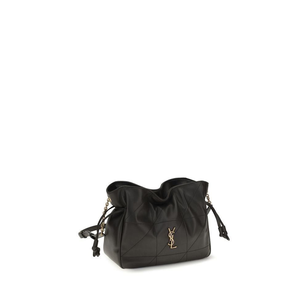 Saint Laurent Jamie Shoulder Pouch In Lambskin Black