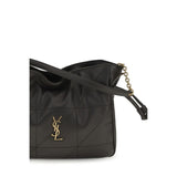 Saint Laurent Jamie Shoulder Pouch In Lambskin Black