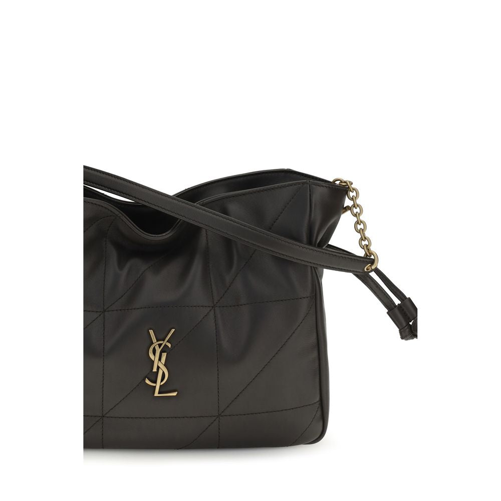 Saint Laurent Jamie Shoulder Pouch In Lambskin Black