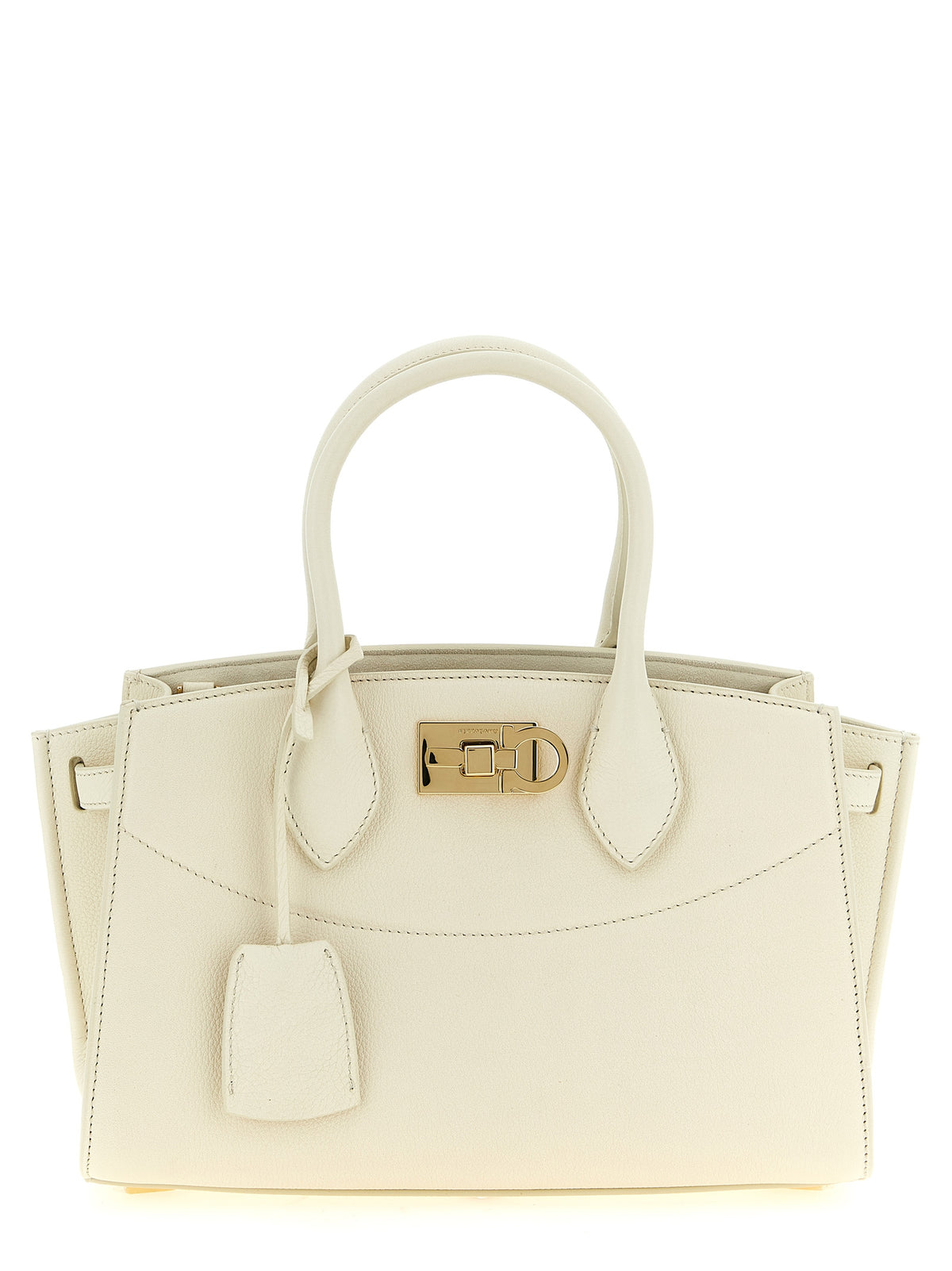 Ferragamo Studio Soft Bag in Mascarpone Medium