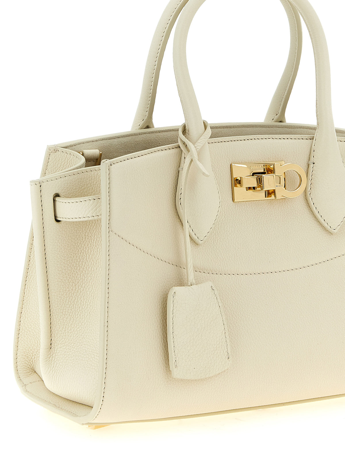 Ferragamo Studio Soft Bag in Mascarpone Medium