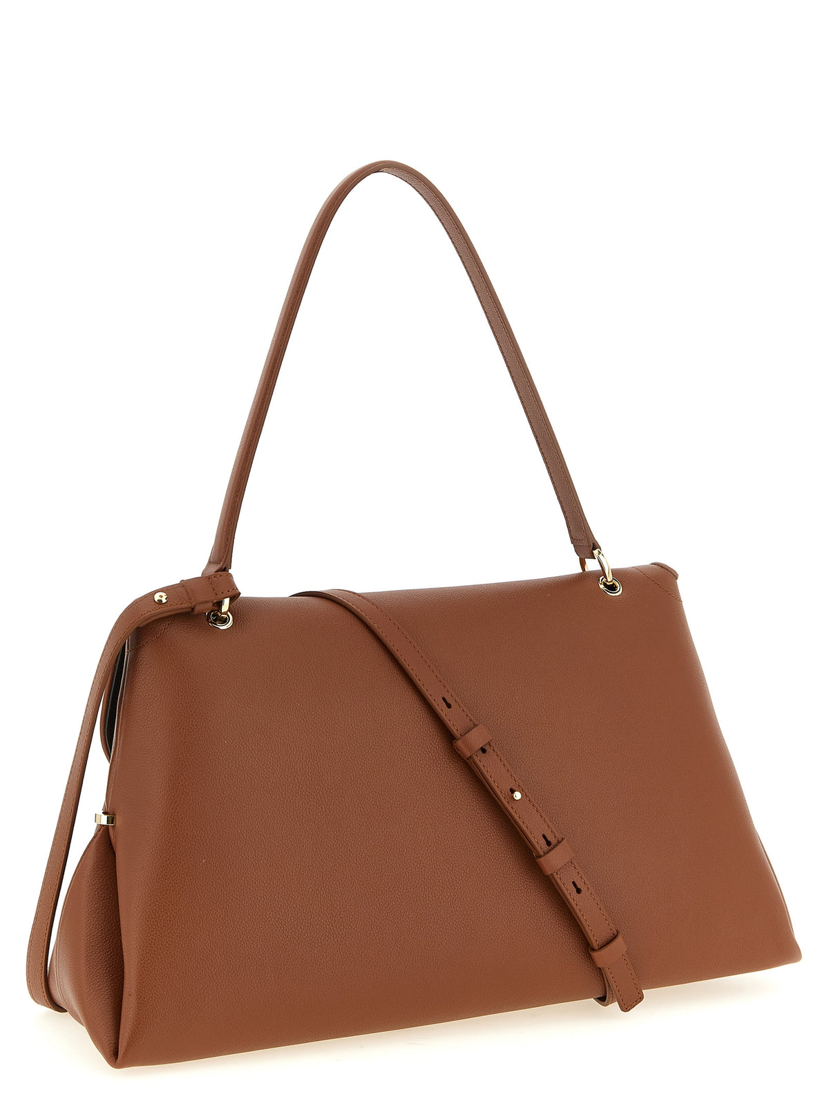 Ferragamo Sofia 2026 shoulder bag (L) in Cognac