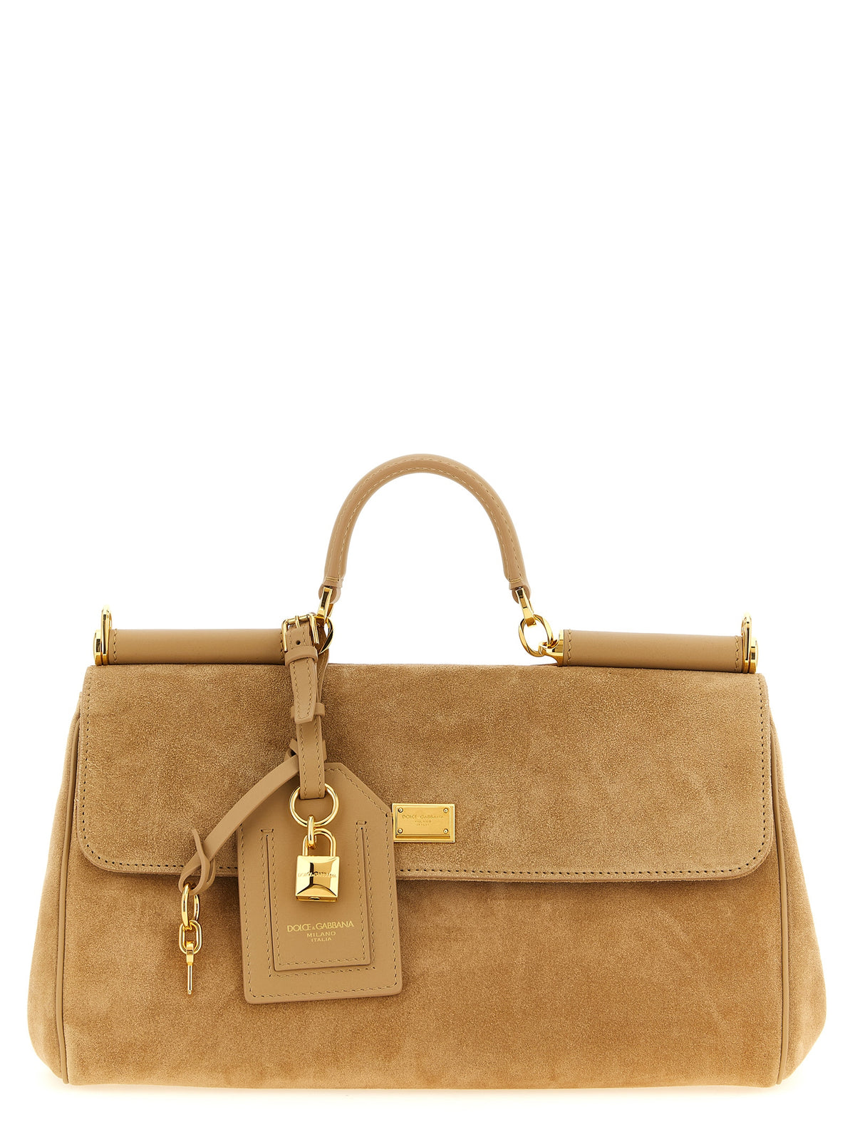 Dolce & Gabbana My Sicily Medium Splitcalf Calfskin Handbag