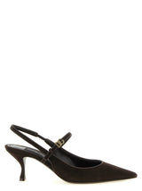 Dolce & Gabbana Brown Suede Slingback