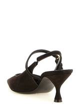 Dolce & Gabbana Brown Suede Slingback