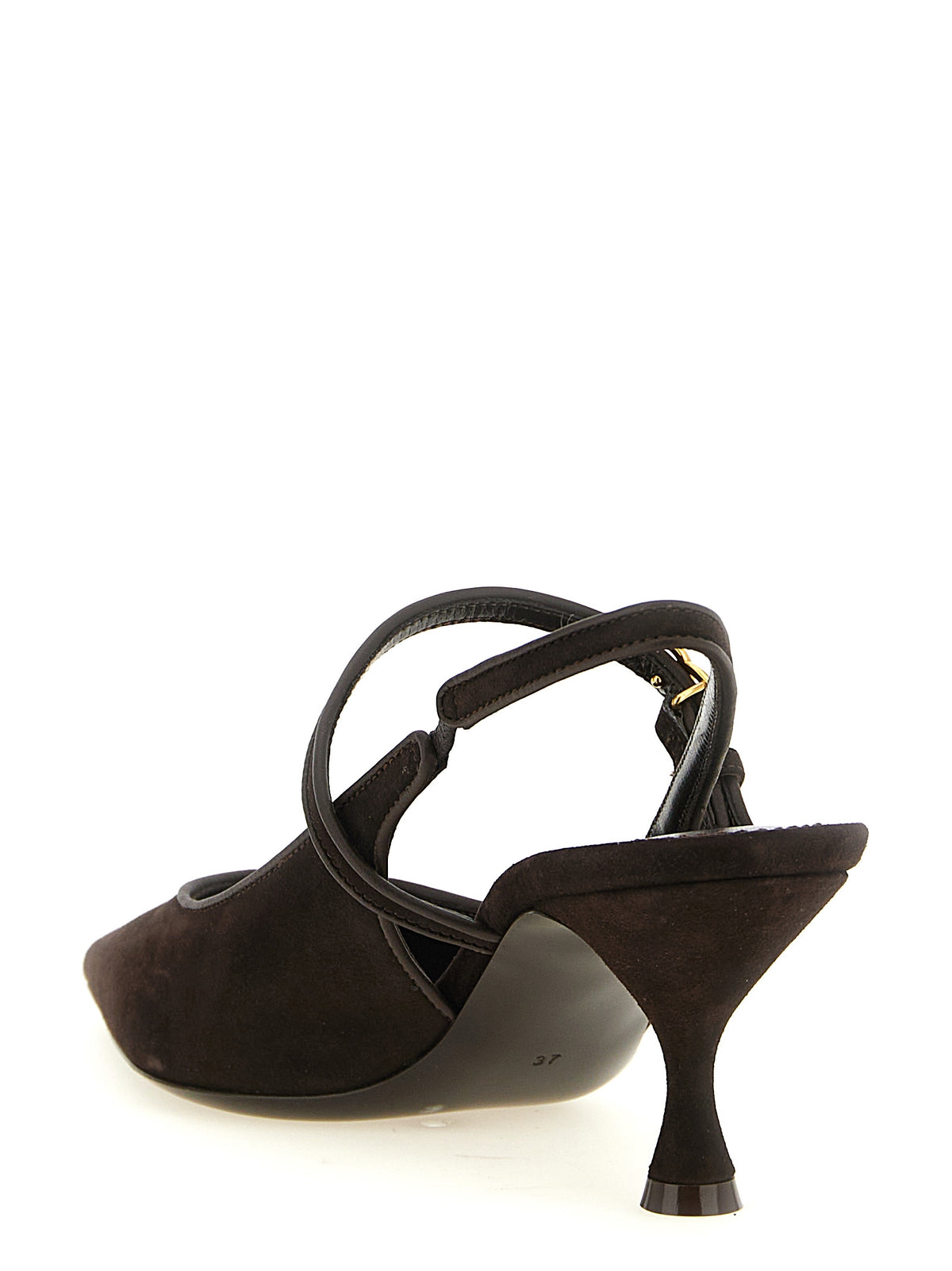 Dolce & Gabbana Brown Suede Slingback