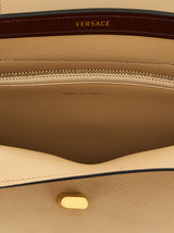 Versace Beige Calfskin Shoulder Bag