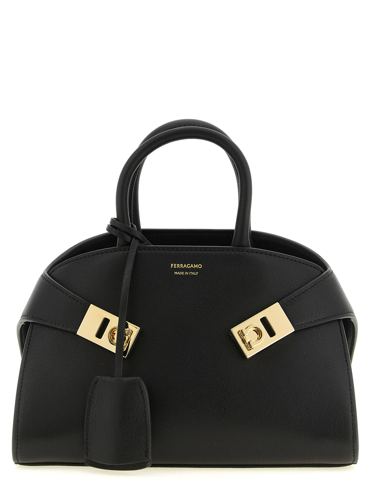 Ferragamo Hug Mini Black Handbag