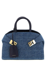 Ferragamo Hug Mini Denim Handbag