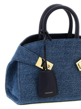 Ferragamo Hug Mini Denim Handbag