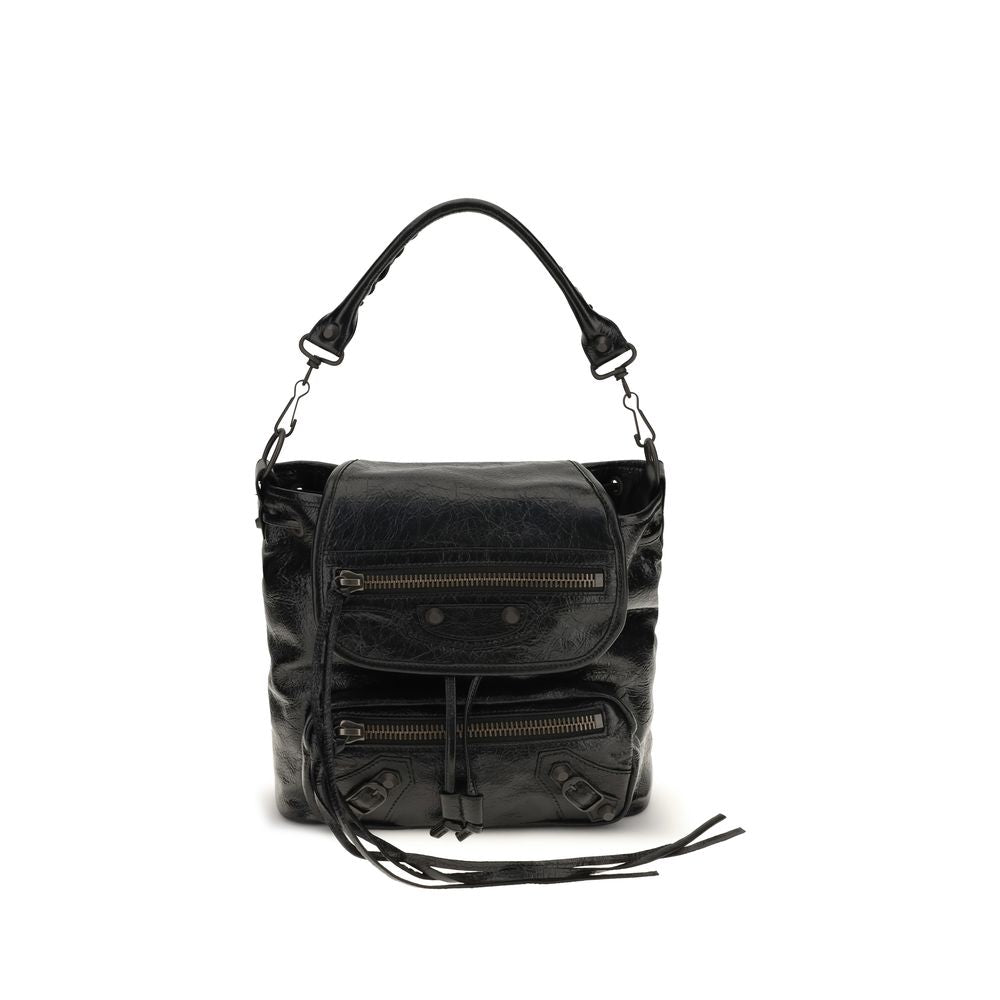 Balenciaga Black Le City Mini Backpack