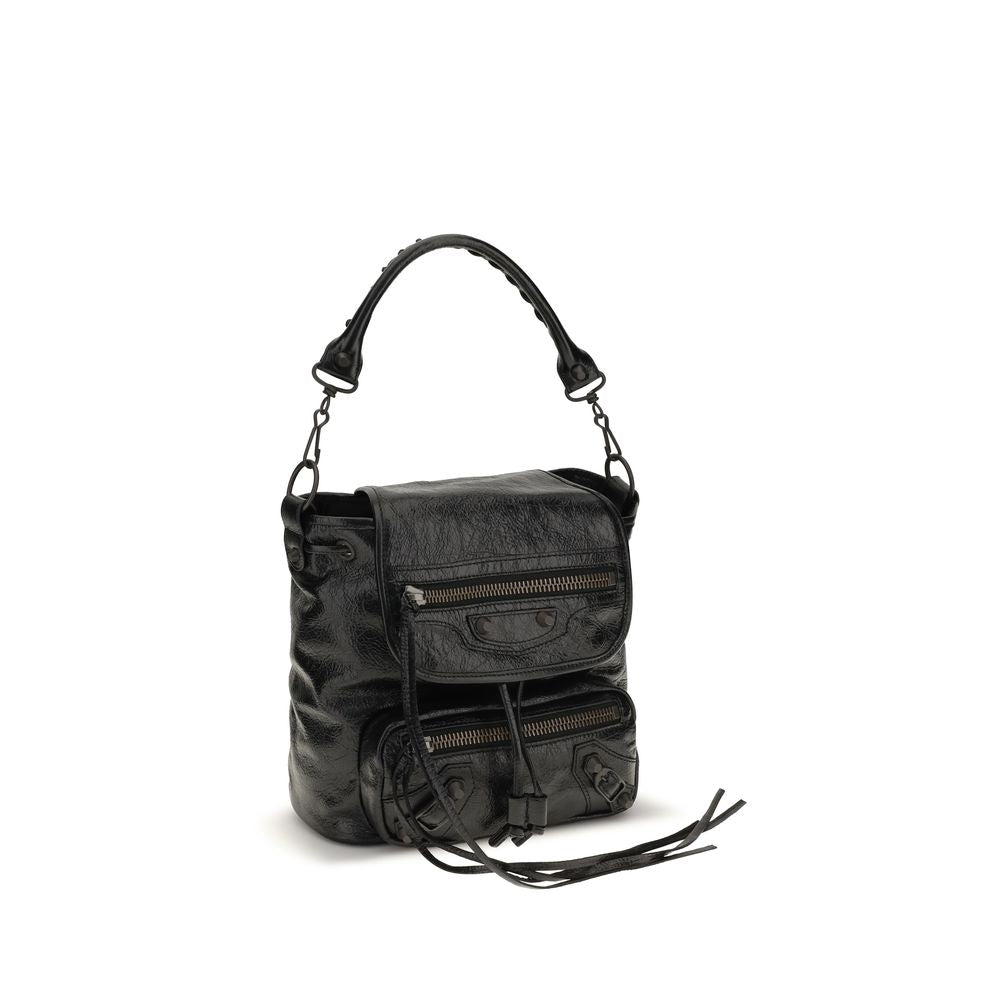 Balenciaga Black Le City Mini Backpack