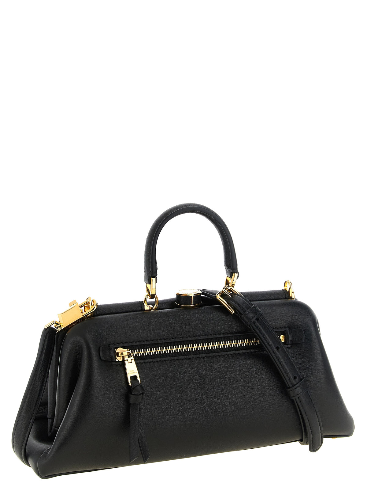 Dolce & Gabbana Medium Grandma Handbag In Plongé Nappa Leather Handbag