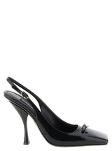 Dolce & Gabbana Black Calfskin Slingback High Heel Pumps